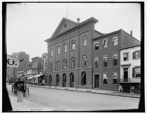 Old Ford's Theater, where Lincoln was assassinated