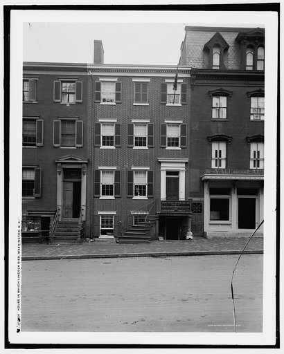 House in which Lincoln died, Washington, D.C.