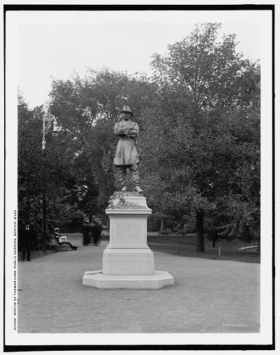 Statue of Thomas Cass, Public Gardens [i.e. Garden], Boston, Mass.