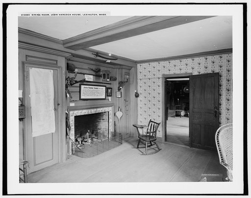 Dining room, John Hancock House, Lexington, Mass.