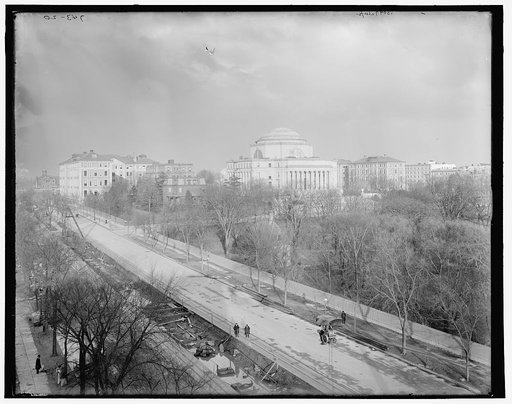 Columbia College from the southwest, New York, N.Y.