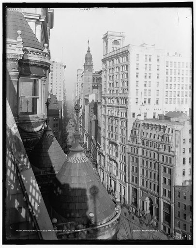 Broadway from the Washington Blg., New York
