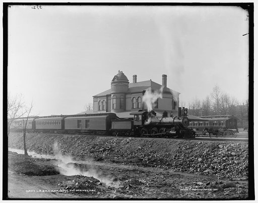 L.R. & H.S.W. R.R. [i.e. Little Rock & Hot Springs Western Railroad] Depot, Hot Springs, Ark.