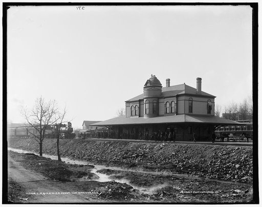 L.R. & H.S.W. R.R. [i.e. Little Rock & Hot Springs Western Railroad] Depot, Hot Springs, Ark.