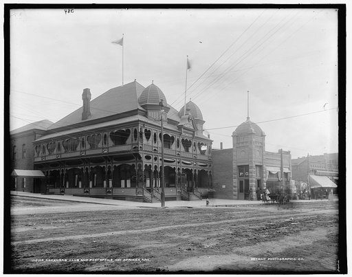 Arkansas Club and Post Office, Hot Springs, Ark.
