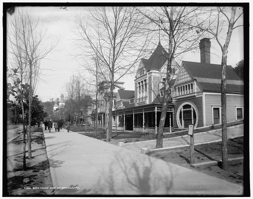 Bath house row, Hot Springs, Ark.