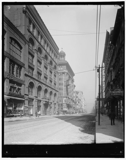 Broadway, north from Olive St., St. Louis, Mo.
