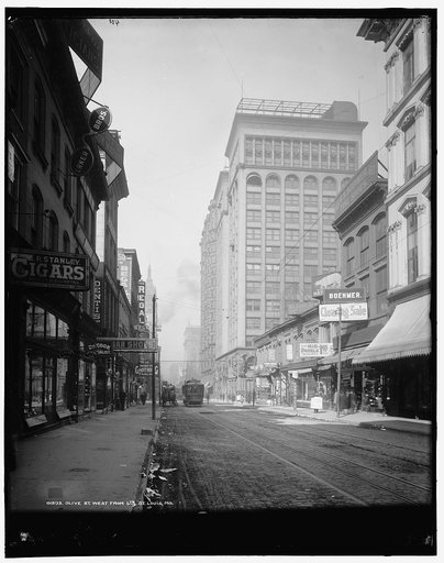 Olive St., west from 6th, St. Louis, Mo.