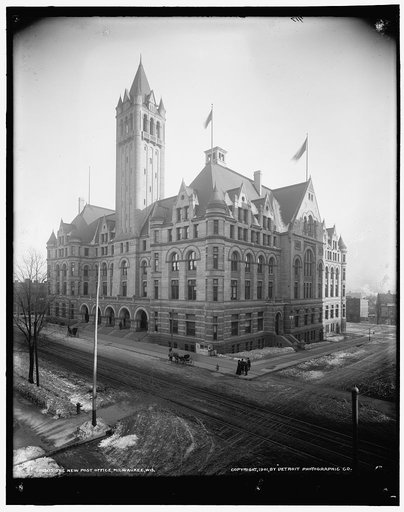 The New post office, Milwaukee, Wis.