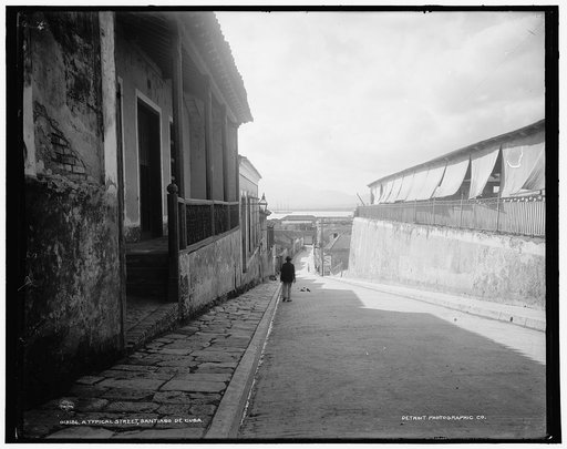 A Typical street, Santiago de Cuba
