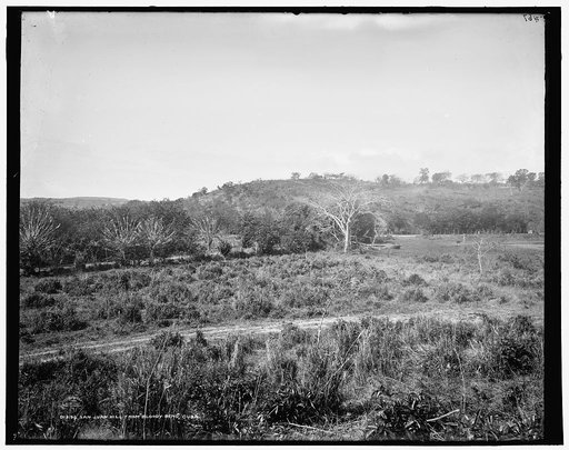 San Juan Hill from Bloody Bend, Cuba