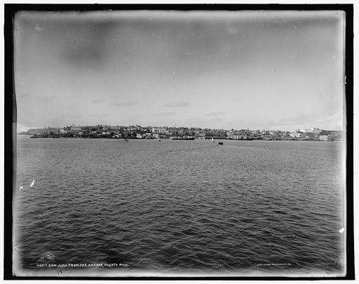 San Juan from the harbor, Puerto Rico