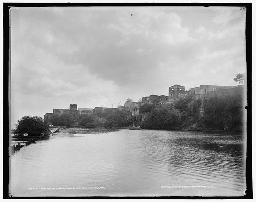 Old fort and city wall, Domingo City, San Domingo, W.I.