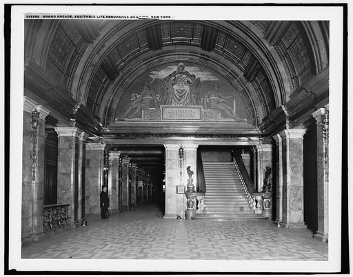 Grand arcade, Equitable Life Assurance Building, New York