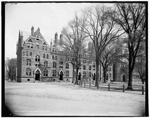 Durfee Hall and chapel, Yale College