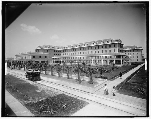 The Breakers from the casino, Palm Beach, Fla.