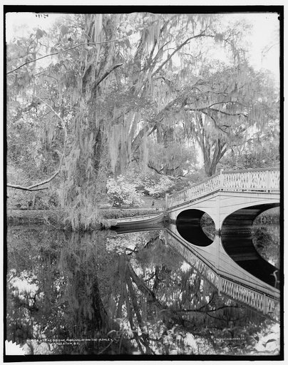 At the bridge, Magnolia-on-the-Ashley [i.e. Magnolia Gardens], Charleston, S.C.