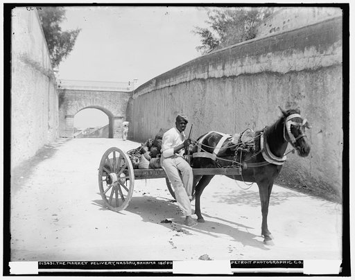 The market delivery, Nassau, Bahama Islds.