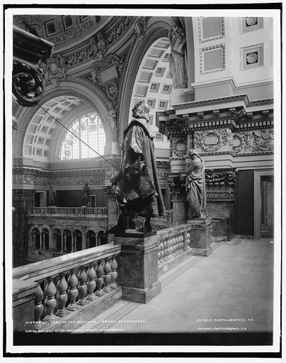 Gallery of the rotunda, Library of Congress