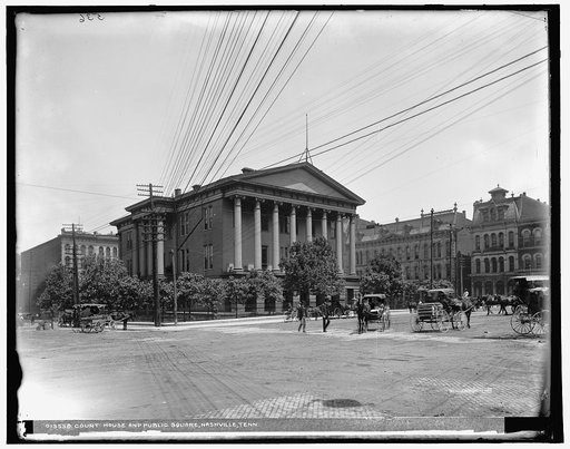 Court House and public square, Nashville, Tenn.