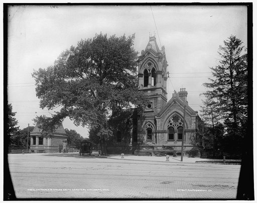 Entrance to Spring Grove Cemetery, Cincinnati, Ohio