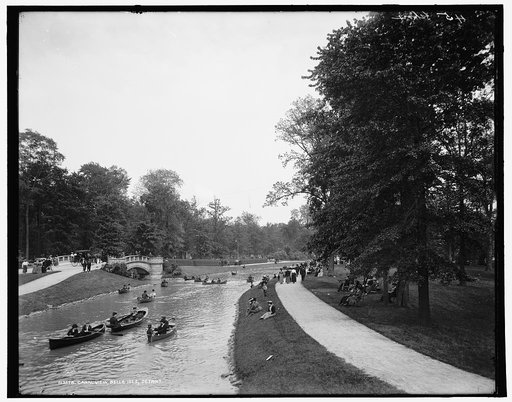 Canal view, Belle Isle [Park], Detroit