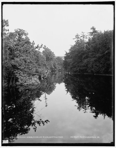 Hemlock Gorge, Charles River, Newton, Mass.