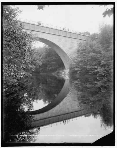 Echo Bridge, Charles River, Newton, Mass.