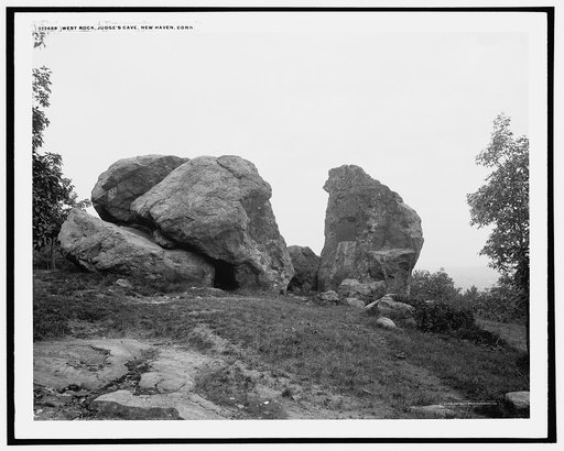 West Rock [Park], Judges' Cave, New Haven, Conn.