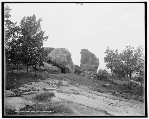 Judges' Cave, West Rock [Park], New Haven, Conn.