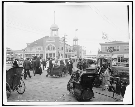 Boardwalk and Steel Pier, Atlantic City