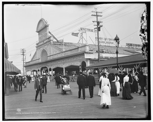 Entrance to Young's Pier, Atlantic City