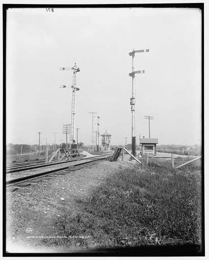 Interlocking signal plant, C.& A. Ry. [i.e. Chicago & Alton Railway