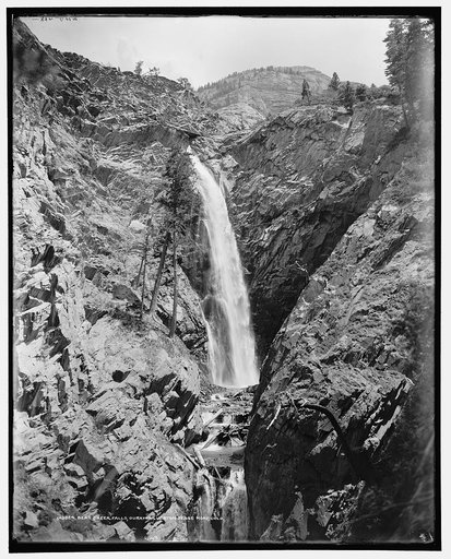 Bear Creek Falls, Ouray-Silverton Stage Road, Colo.