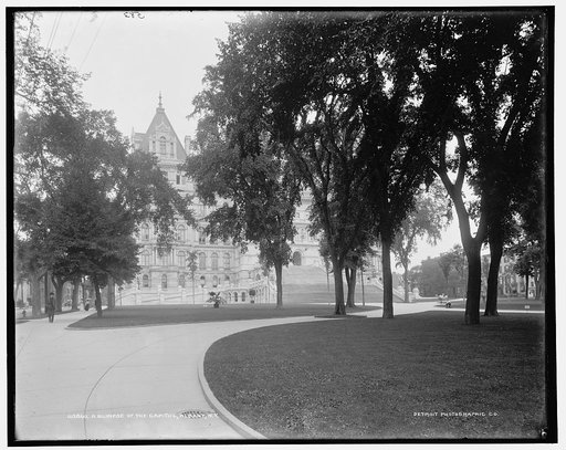 A Glimpse of the Capitol, Albany, N.Y.