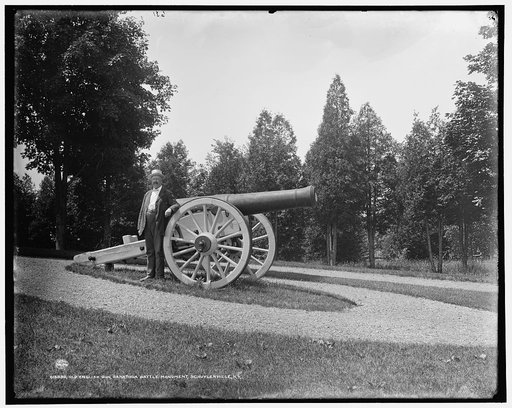 Old English gun, Saratoga Battle Monument, Schuylerville, N.Y.