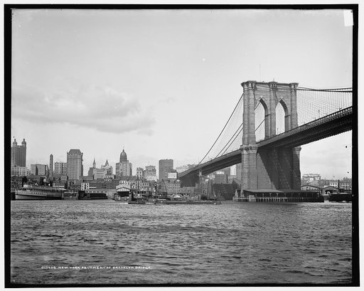 New York abutment of Brooklyn Bridge