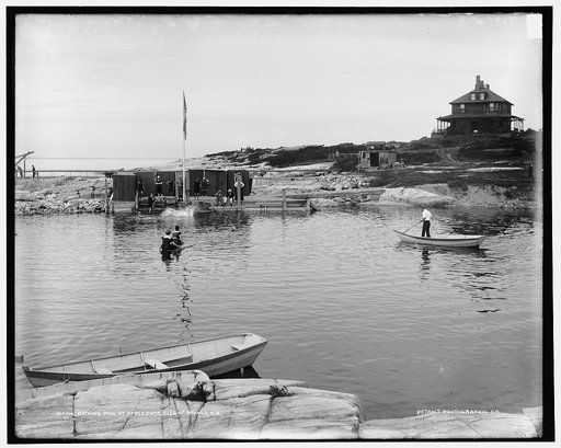 Bathing pool at Appledore, Isles of Shoals, N.H. [i.e. Maine