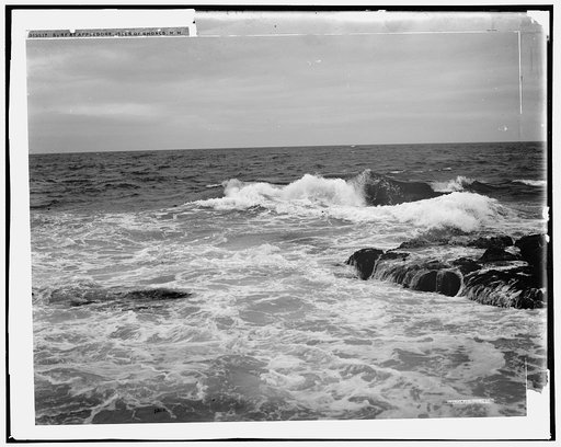 Surf at Appledore, Isles of Shoals, N.H. [i.e. Maine