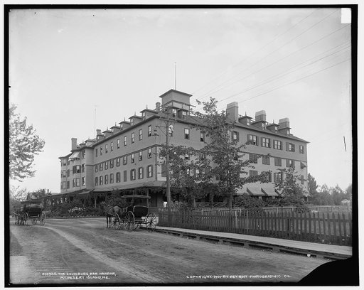 The Louisburg, Bar Harbor, Mt. [i.e. Mount] Desert Island, Me.