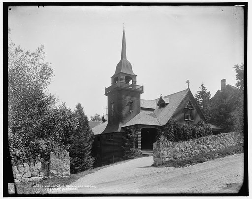 The Catholic Church, Bar Harbor, Mt. [i.e. Mount] Desert Island, Me.
