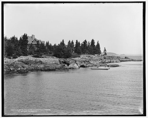 A Bit of the shore at Cromwell Harbor, Mt. Desert Island, Me.