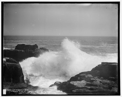 Surf at Thunder Hole, Mt. Desert Island, Me.