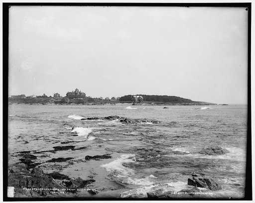 Passaconaway Inn from Barn Point, York, Me.