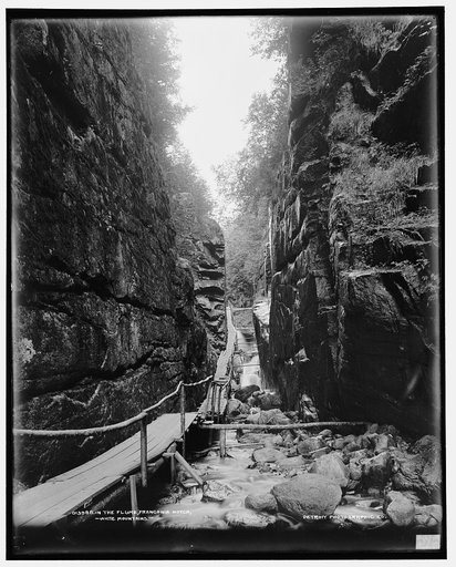In the Flume, Franconia Notch, White Mountains