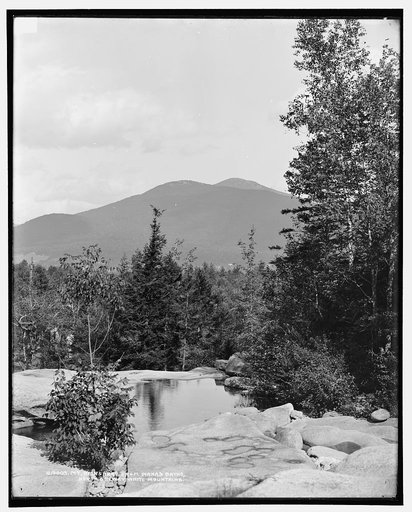Mt. Kiarsarge [i.e. Mount Kearsarge] from Diana's Baths, North Conway, White Mountains