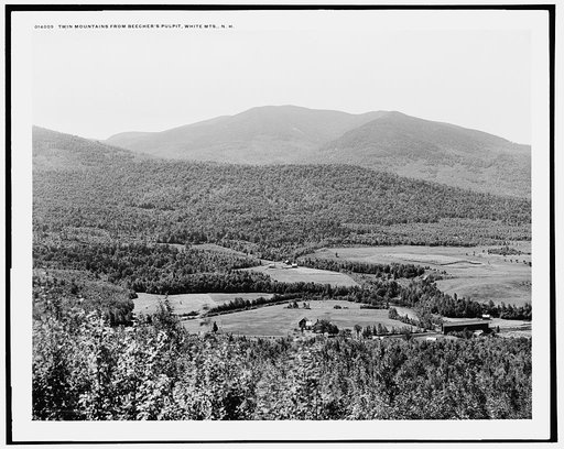 Twin Mountain House from Beecher's Pulpit, White Mts., N.H.
