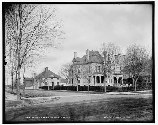 Residence of Mr. A.W. Wright, Alma, Mich.