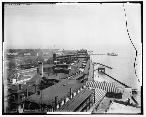 North from Hotel Chamberlin, Old Point Comfort, Va.