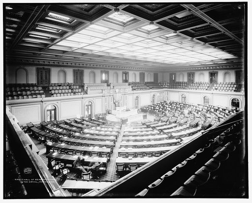 Hall of Representatives in the Capitol, Washington